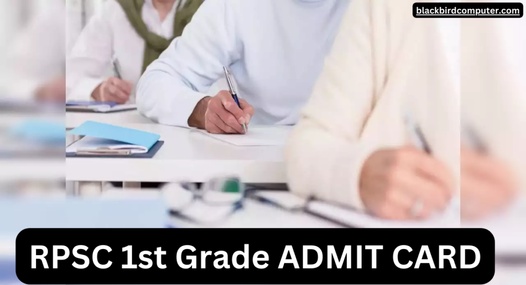 RPSC 1st Grade Teacher Admit Card 2023